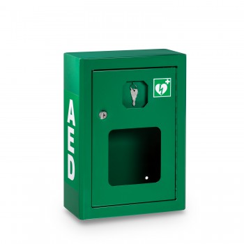 Szafka AED zielona prostokątna