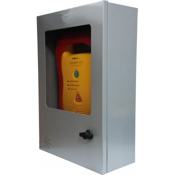 Szafka metalowa na defibrylator AED z alarmem